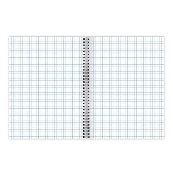 Тетрадь А4 80л. клетка на спирали BRAUBERG, глянцевый лак, "CLOUD"