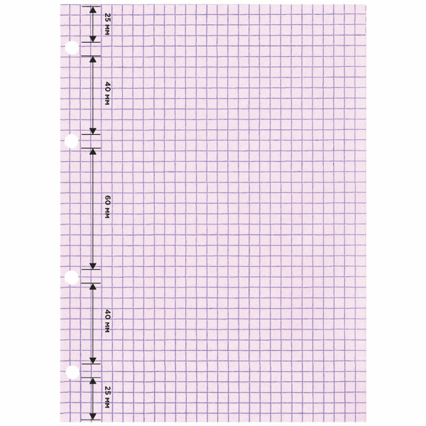 Сменный блок к тетради на кольцах А5 120л. BRAUBERG, 4 цвета по 30 листов