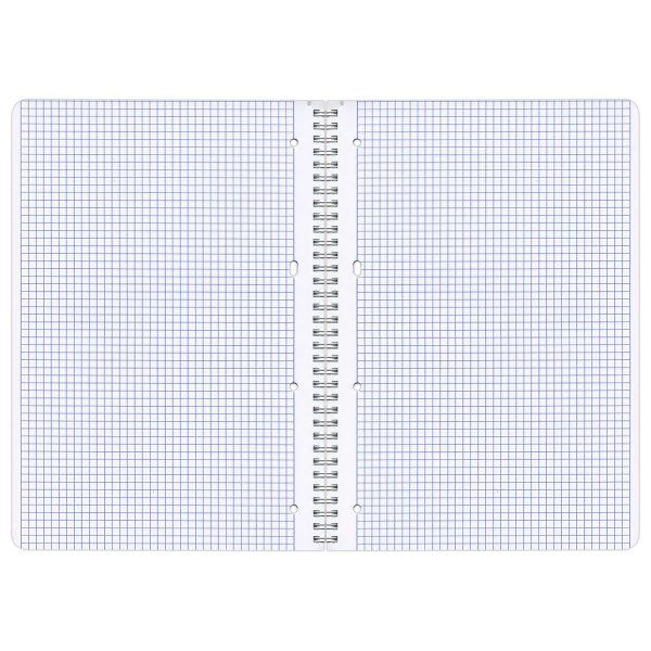 Тетрадь А4 96л. клетка на спирали BRAUBERG "Pro", обложка картон, One Colour (Один цвет)