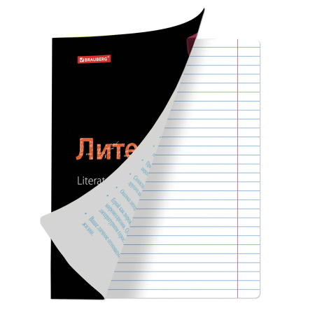 Тетради предметные, КОМПЛЕКТ 10 ПРЕДМЕТОВ, BLACK & BRIGHT, 48л, глянцевый лак, BRAUBERG