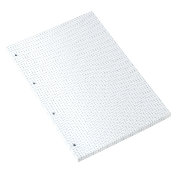 Сменный блок к тетради на кольцах А4 120л. BRAUBERG, Белый