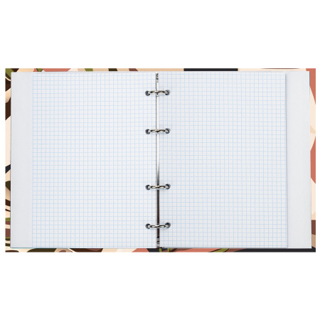 Тетрадь на кольцах А5 (165х215мм) 120л. BRAUBERG "Vision", твердый картон, клетка