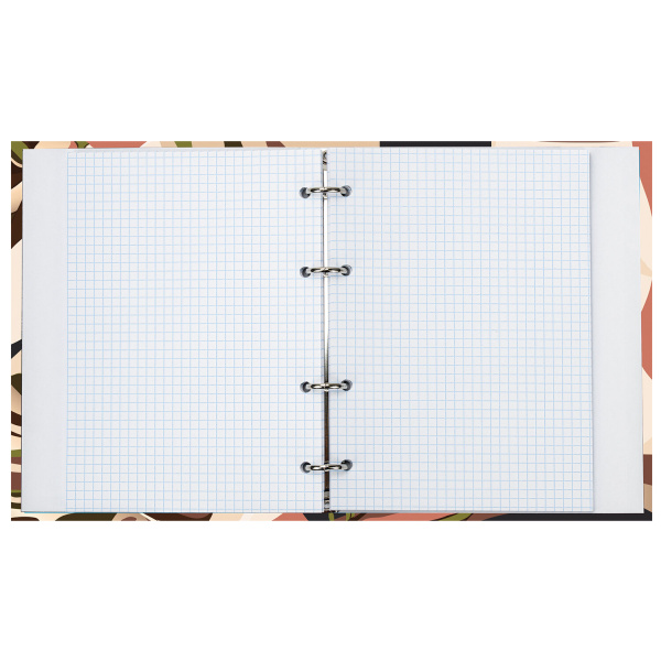Тетрадь на кольцах А5 (165х215мм) 120л. BRAUBERG "Vision", твердый картон, клетка
