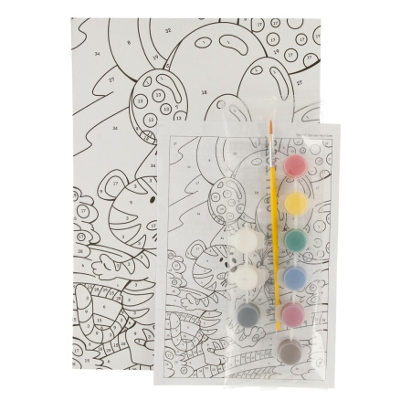 Картина по номерам для малышей ВОЛШЕБНЫЕ ИСТОРИИ "Праздничный день" Ркн-098