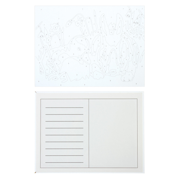 Картина по номерам 15х20 см, ЮНЛАНДИЯ "Пушистики", на холсте, акрил, кисти, 662507