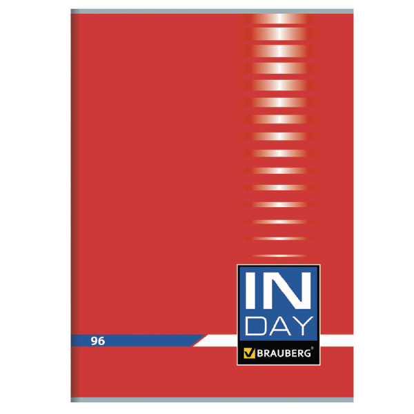Тетрадь А4 96л. клетка BRAUBERG, офсет, обложка картон+лак "INDEX"