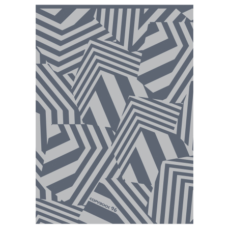 Тетрадь А4 96л. клетка BG, обложка картон, "Not clear"