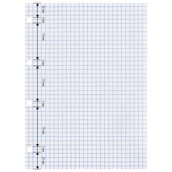 Сменный блок к тетради на кольцах А4 120л. BRAUBERG, Белый