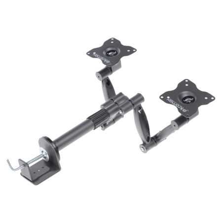 Кронштейн для 2 мониторов настольный KROMAX OFFICE-3, VESA 75/100, 10"-24", до 2х10 кг, 7 степеней с
