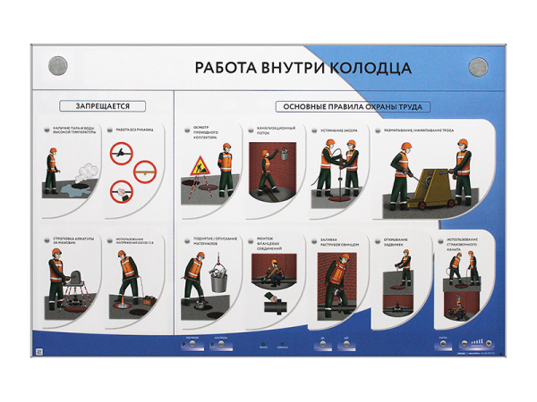 Интерактивный электрифицированный стенд "Работа внутри колодца"