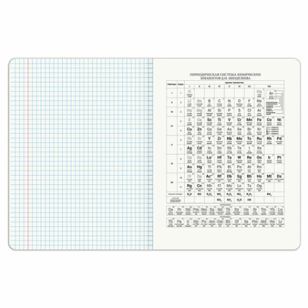 Тетрадь предметная PIGMENT 48 л., глянцевый УФ-лак, ХИМИЯ, клетка, подсказ, BRAUBERG