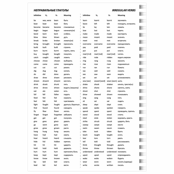 Тетрадь-словарик А5 48л. BRAUBERG для записи английских слов, гребень, клетка, BRAUBERG, справка