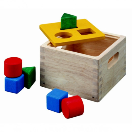 Коробочка с тремя геометрическими фигурами