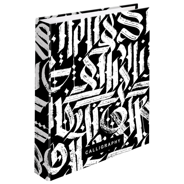 Тетрадь на кольцах А5 (175х215мм) 240л. BRAUBERG "Calligrap, твердый картон, клетка, с разделителями