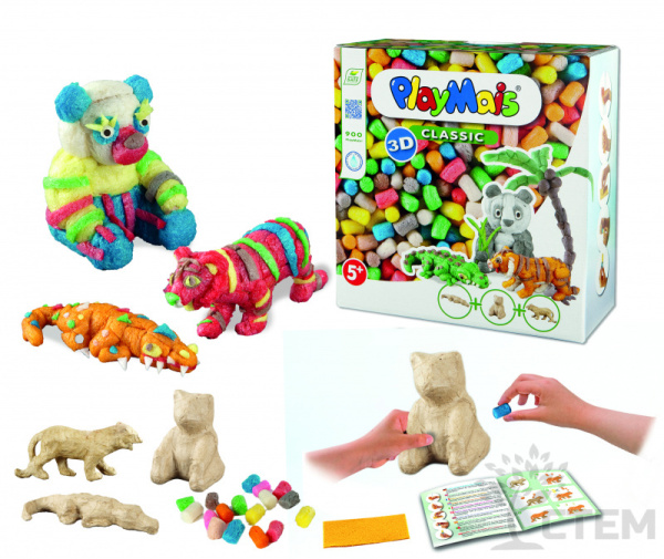 PlayMais® 3D - Дикие животные