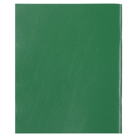 Тетрадь бумвинил А4 96л. клетка STAFF, скоба, офсет №2, ЗЕЛЕНЫЙ 