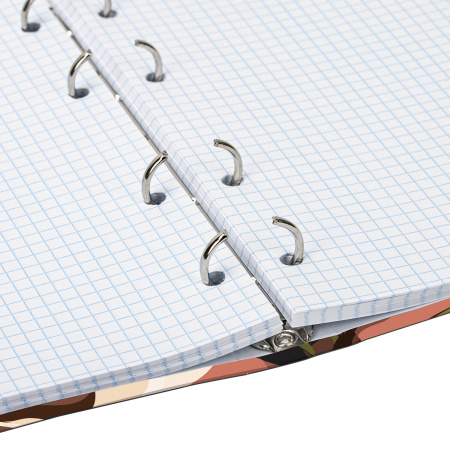 Тетрадь на кольцах А5 (165х215мм) 120л. BRAUBERG "Vision", твердый картон, клетка