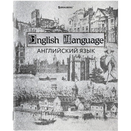 Тетради предметные, КОМПЛЕКТ 12 ПРЕДМЕТОВ, SILVER, 48л, С СЕРЕБРЯНОЙ ОБЛОЖКОЙ, BRAUBERG