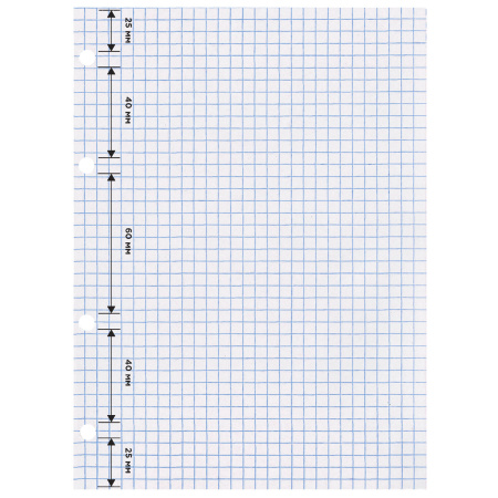 Сменный блок к тетради на кольцах А5 120л. BRAUBERG, Белый