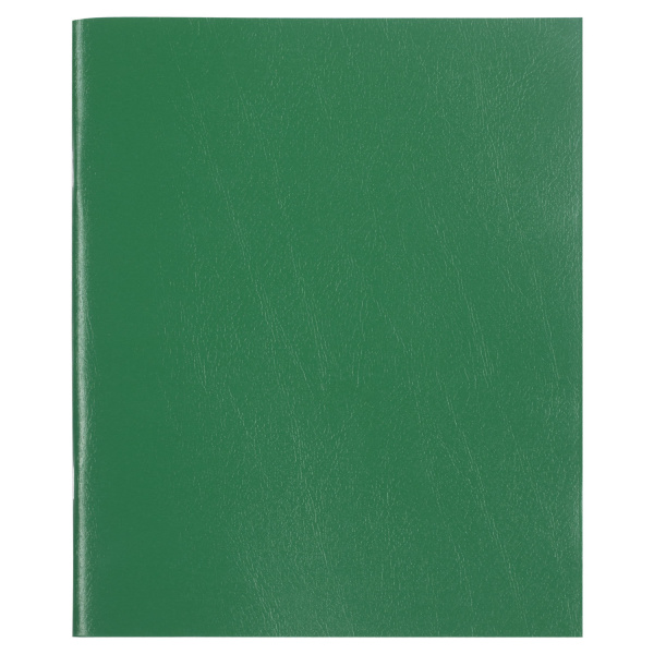 Тетрадь бумвинил А4 96л. клетка STAFF, скоба, офсет №2, ЗЕЛЕНЫЙ 