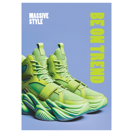 Тетрадь А4 96л. клетка BG, обложка мелованный картон "Будь в тренде"