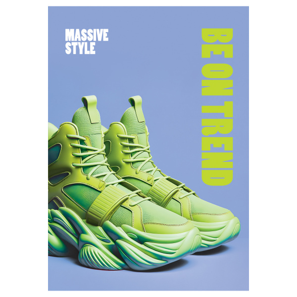 Тетрадь А4 96л. клетка BG, обложка мелованный картон "Будь в тренде"