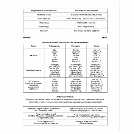 Тетрадь-словарик А5 48л. BRAUBERG для записи английских слов, скоба, клетка, справка