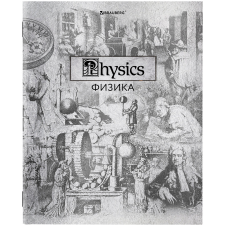 Тетради предметные, КОМПЛЕКТ 12 ПРЕДМЕТОВ, SILVER, 48л, С СЕРЕБРЯНОЙ ОБЛОЖКОЙ, BRAUBERG